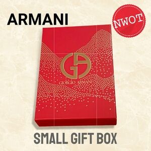🆕*NEW* ARMANI | SMALL | Red and White Gift Box